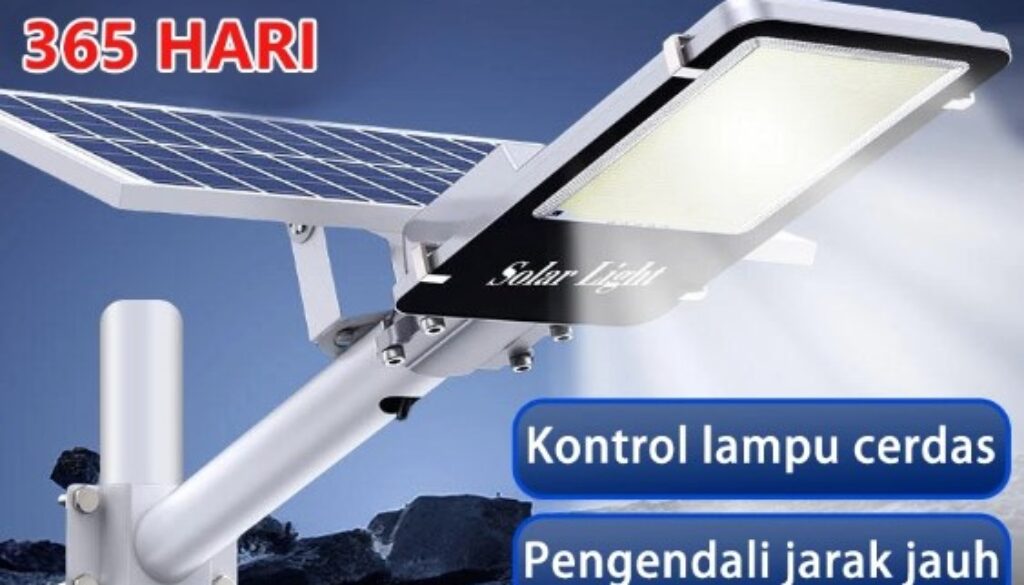 Lalaku【Garansi 10 tahun】Lampu Tenaga Surya Outdoor Otomatis nyala jalan LED