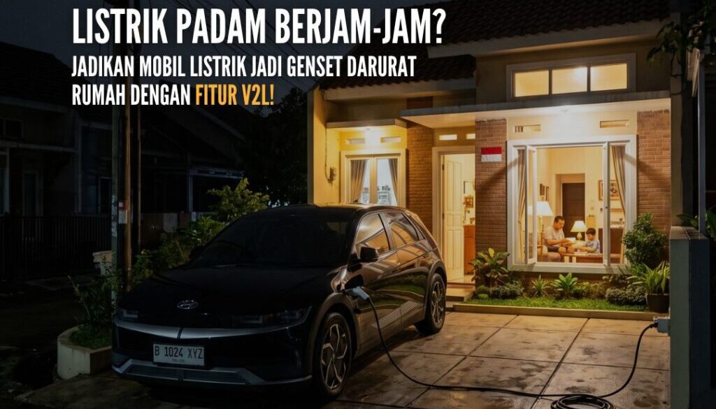 Mobil Listrik Jadi Genset Darurat Super Senyap dengan Fitur V2L!